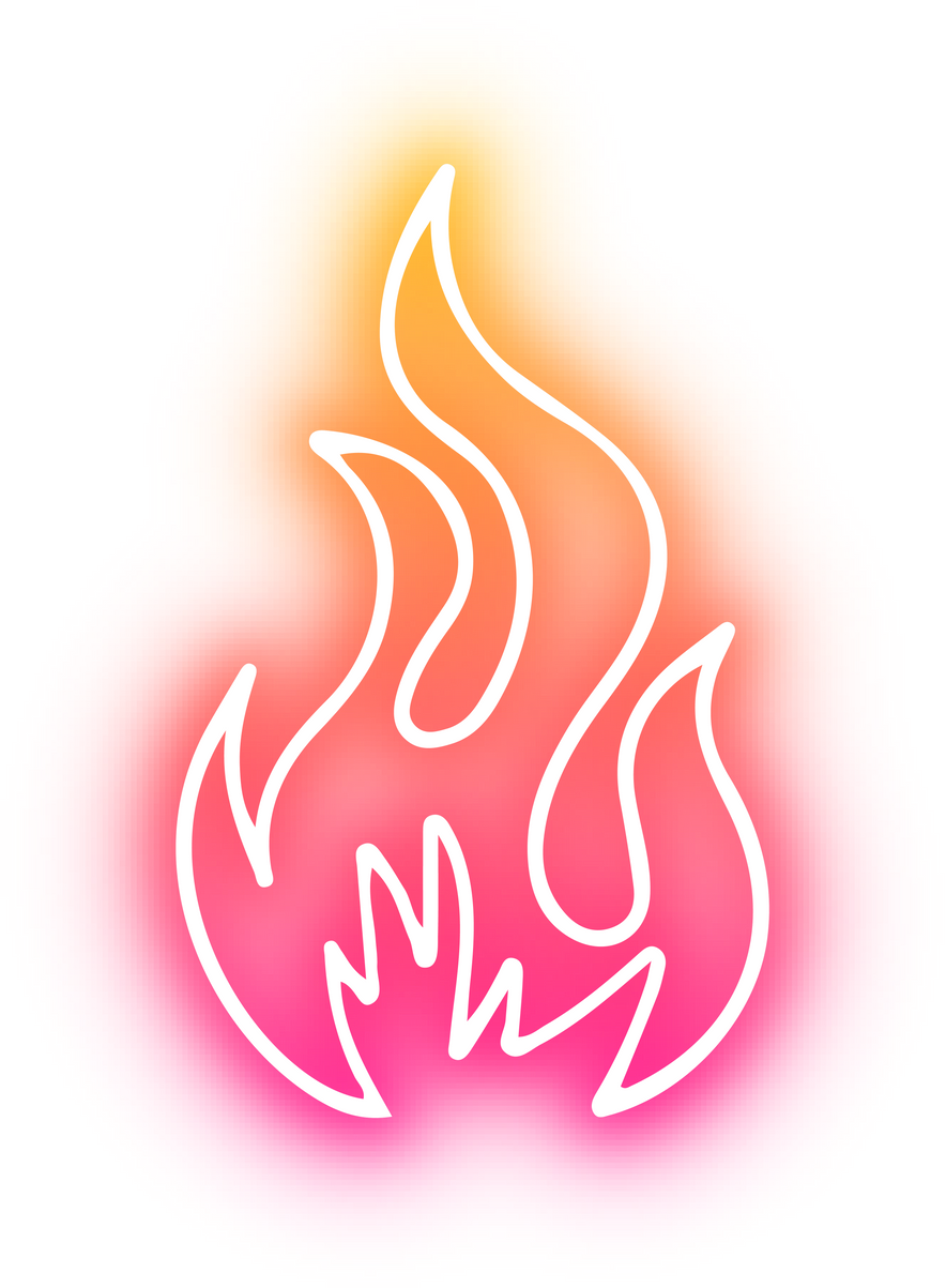 Collection of Flame neon